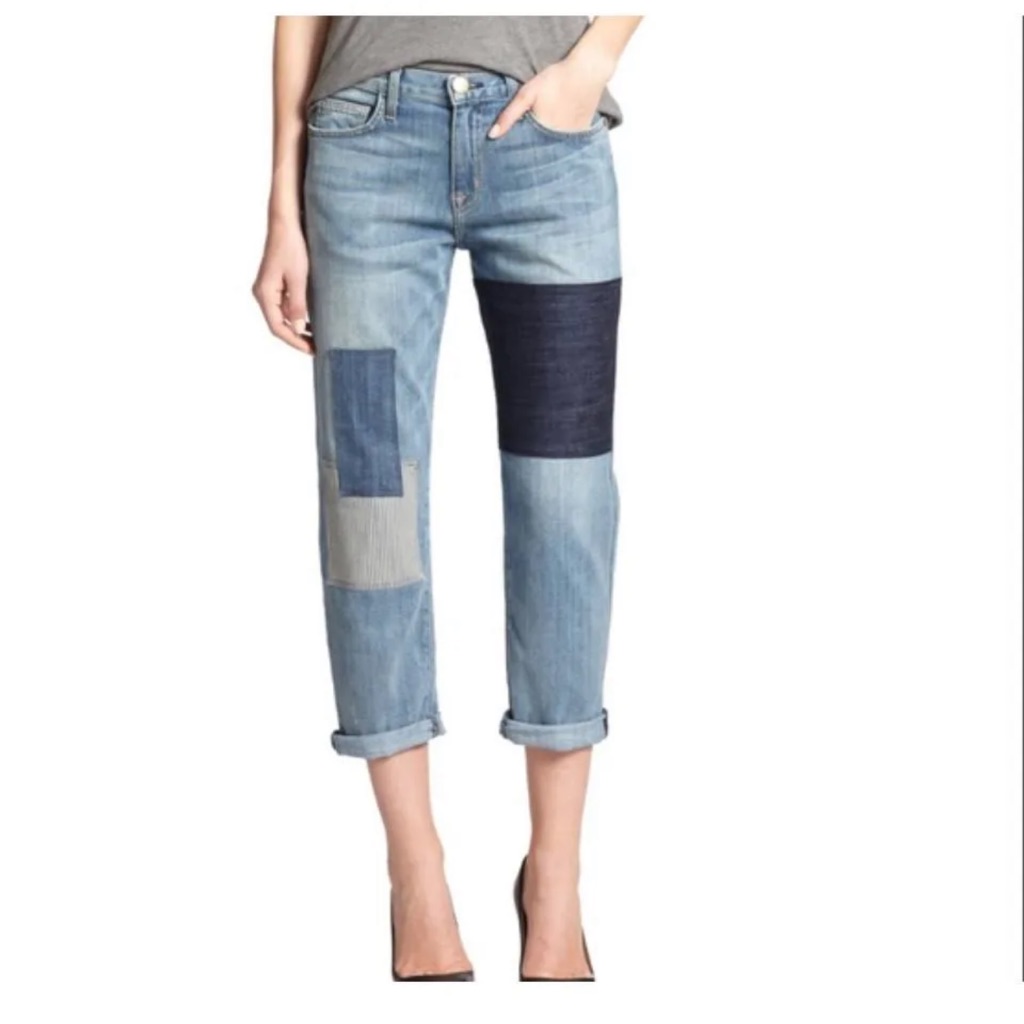 Current Elliot Patch Jeans